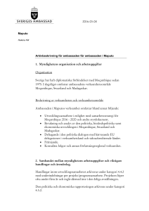 1. Myndighetens organisation och arbetsuppgifter