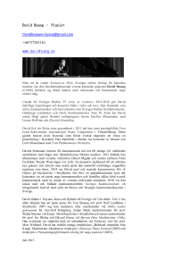 David Huang – Pianist  +