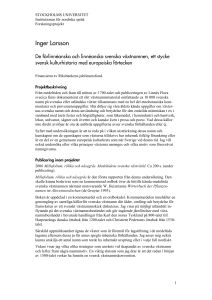 De förlinnéanska och linnéanska svenska växtnamnen