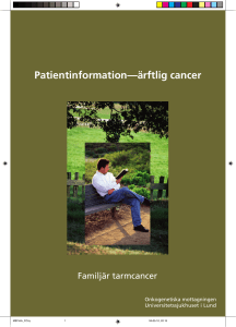 Patientinformation—ärftlig cancer
