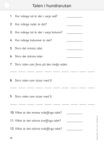 Talen i hundrarutan