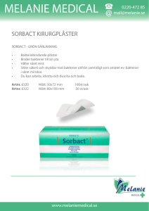 sorbact kirurgplåster 6320-6322