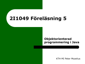 ITP1 Föreläsning 1