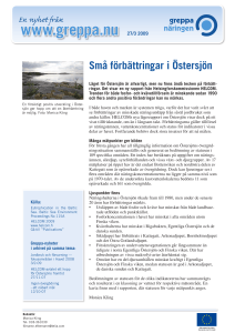 Små förbättringar i Östersjön