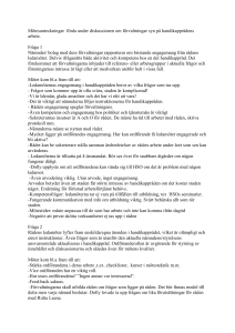 Mötesanteckningar förda under diskussionen om förvaltningar syn