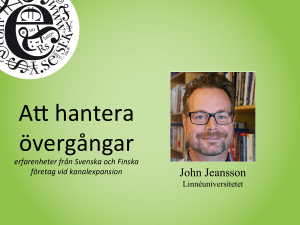 A: hantera övergångar