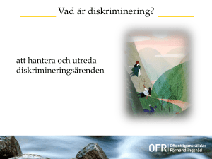 PowerPoint-bilder Diskriminering