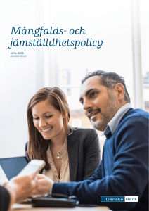Mångfalds- och jämställdhetspolicy