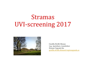 Stramas UVI-screening 2017, Gunilla Stridh Ekman