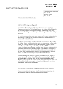 2015/16:1453 Strategi mot Hepatit C