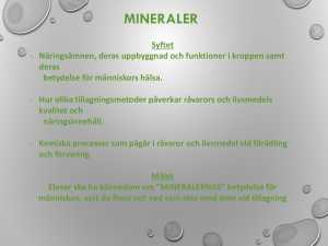 MINERALERNAS