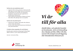 Vi är till för alla - Region Plus