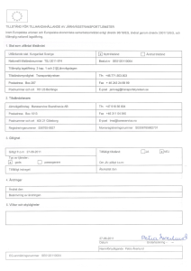fl NEJ - Baneservice Skandinavia AB