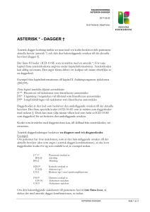 asterisk* - dagger