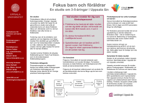 Fokus barn och föräldrar