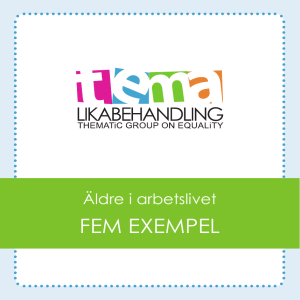 fem exempel - Svenska ESF