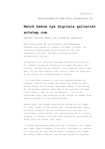 Netch bakom Artsteps digitala galleri