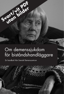Om demenssjukdom för biståndshandläggare Svart/vit PDF utan bilder