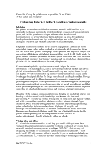 Free Flows of knowledge - a Green ecology of information exchange