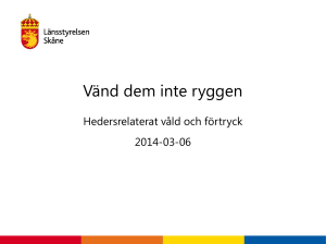 Vänd dem inte ryggen