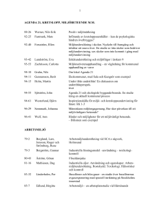 agenda 21, kretslopp, miljöbeteende m