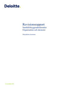 Revisionsrapport Samhällsbyggnadsnämnden