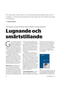 Lugnande och smärtstillande