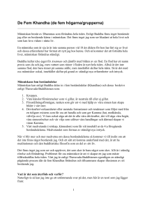 De Fem Khanda (de fem högar,grupper)