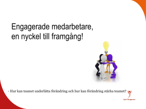 Förändring och team