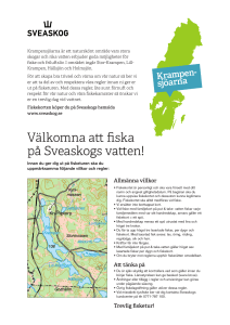 Välkomna att fiska på Sveaskogs vatten!