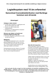 infoblad - Omställning Sigtuna