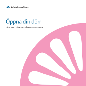 Öppna din dörr - Arbetsförmedlingen