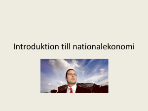 Introduktion till nationalekonomi - Richard Walls