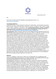 Grimsö 2017-07-07 Hej, Här kommer lite information från