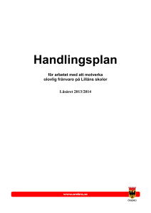 Handlingsplan för olovlig frånvaro