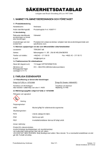 säkerhetsdatablad