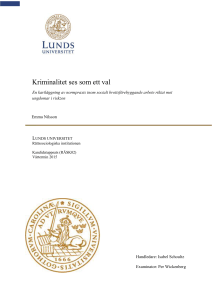 Brottspreventionens effekt i samhället