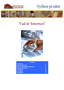 Vad är Internet?
