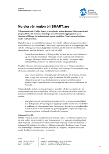 Nu ska vår region bli SMART:are
