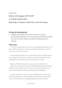 Belysning av insatsers värde inom vård och omsorg