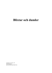 projektarbete åska