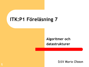 ITP1 Föreläsning 1