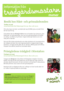 Trädgårdsmästaren informerar_Grönsaksbonden och