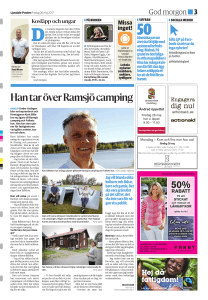 Han tar över Ramsjö camping