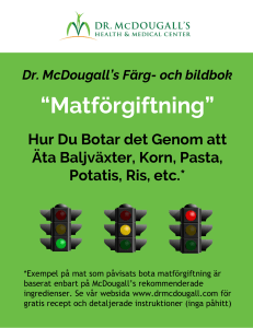 Matförgiftning - Dr. McDougall`s
