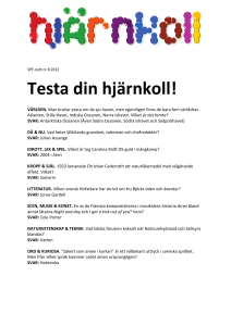 Testa din hjärnkoll!