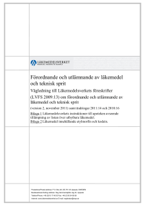 Rapport - Läkemedelsverket