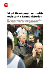 Ökad förekomst av multiresistenta tarmbakterier