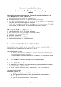 Calciumfolinate Teva solution for injection PL