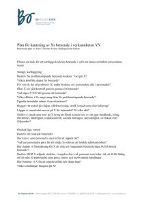 Plan for beteendehantering
